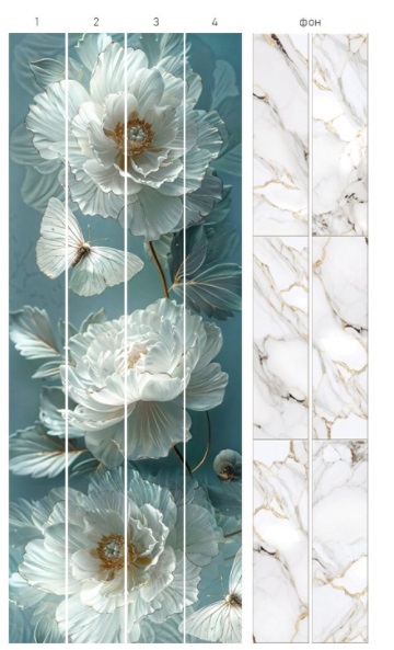 Цветочное кружево узор, фон