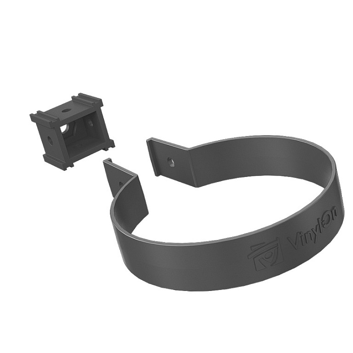 Хомут для трубы графит