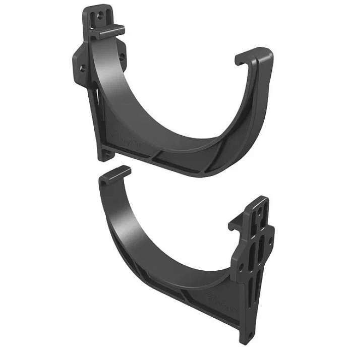 Кронштейн ПВХ графит