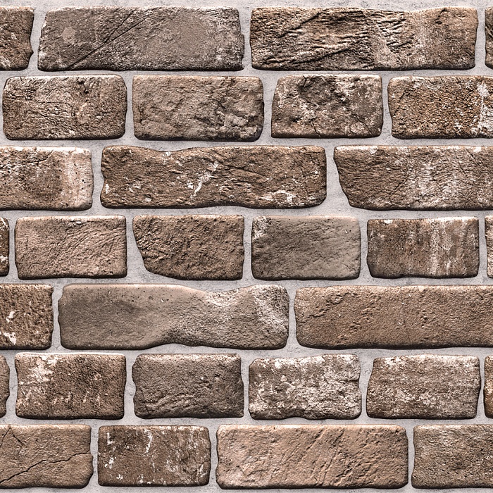 Кирпич Ретро коричневый